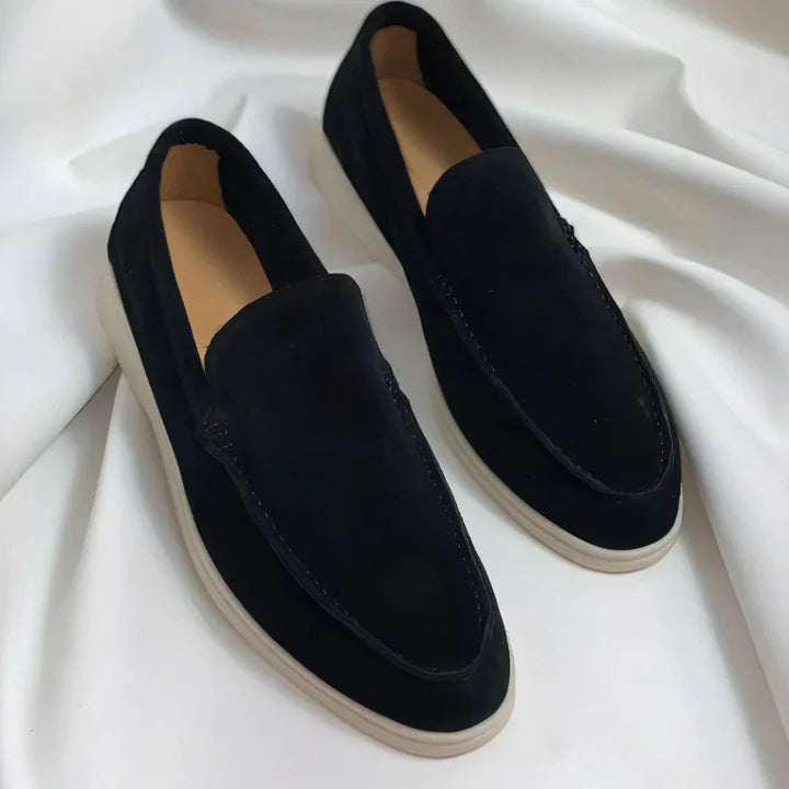 Elegante ruskindsloafers