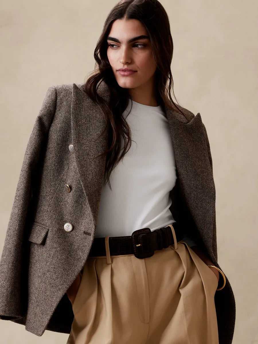 Classic knitted long sleeve top