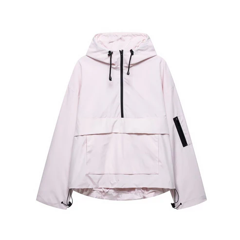 Casual softshell-jakke med hætte
