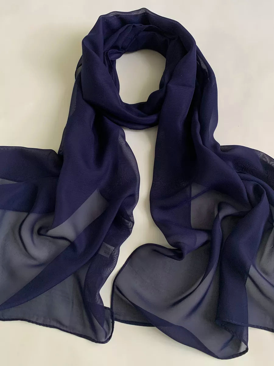 Light chiffon scarf