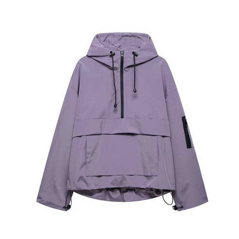 Casual softshell-jakke med hætte