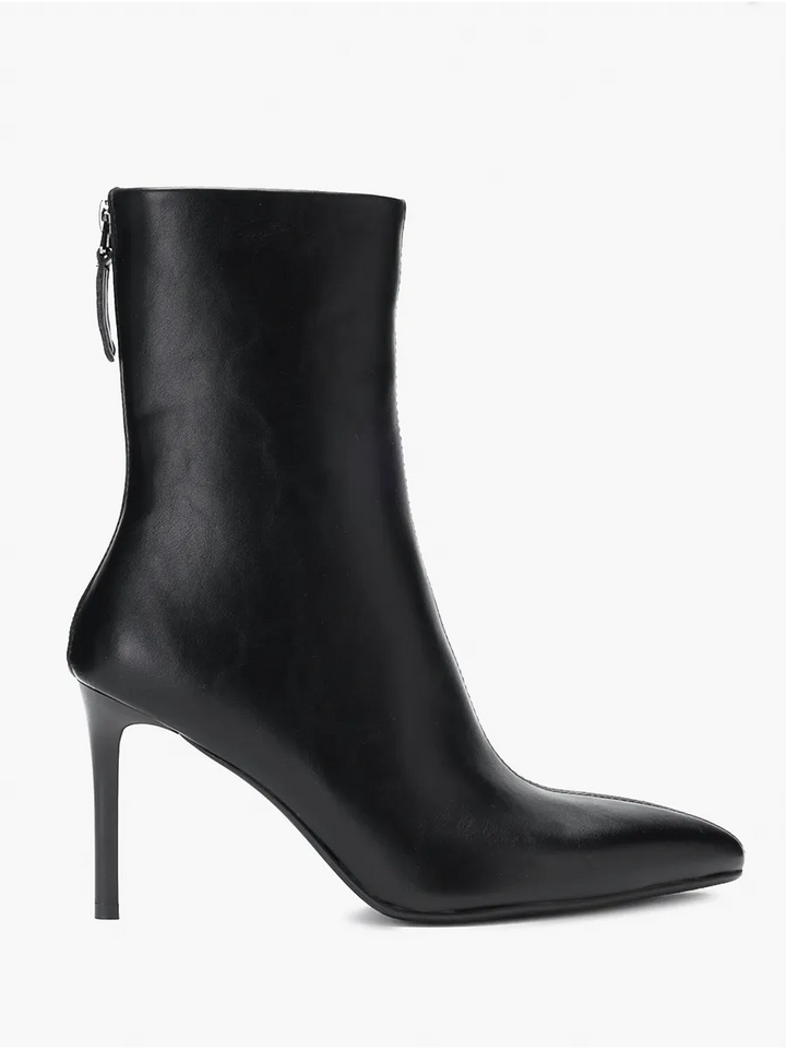 Women’s pointed-toe stiletto ankle boots for mid-season wear