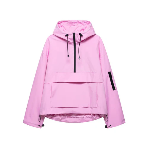 Casual softshell-jakke med hætte