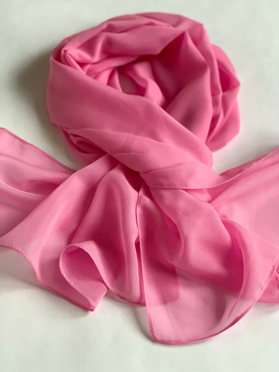 Light chiffon scarf