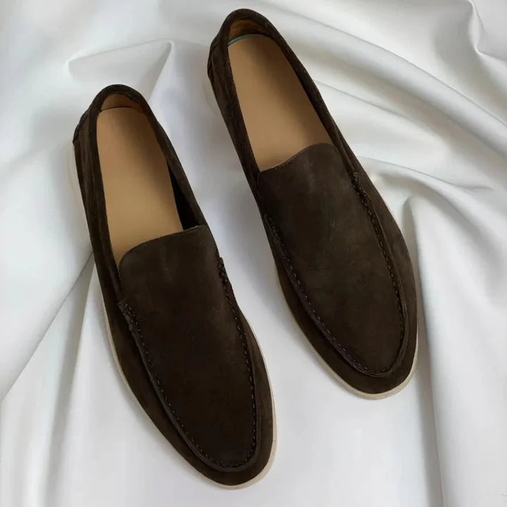 Elegante ruskindsloafers