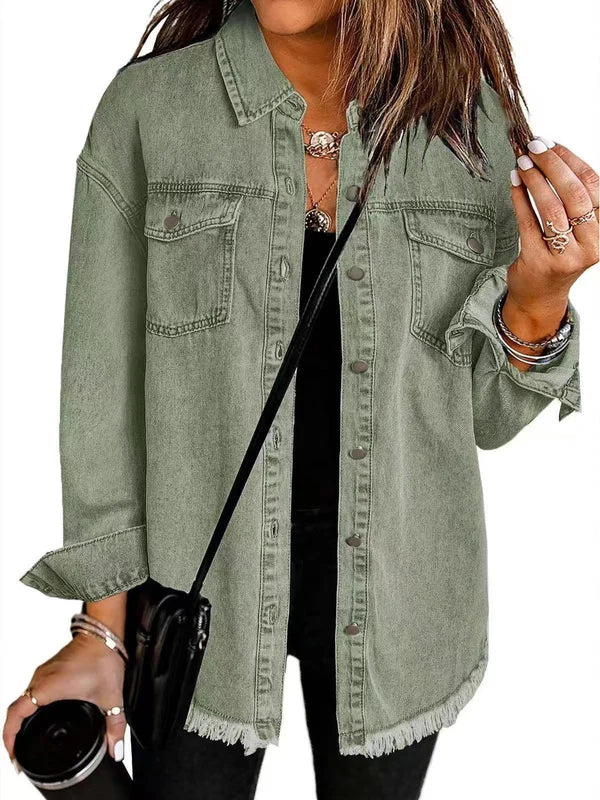 Denimjakke med tidløs stil
