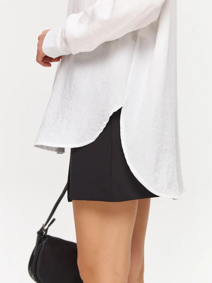 Oversized linen shirt