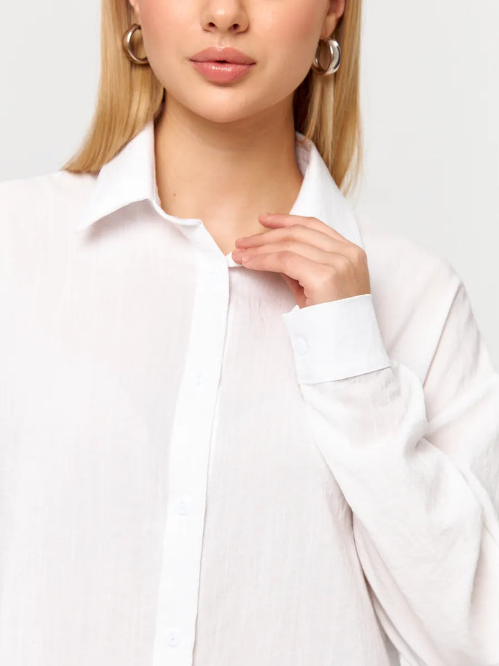 Oversized linen shirt