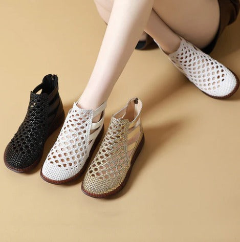 Cléopâtre Boot Sandals – Comfortable and Elegant (Genuine Leather)