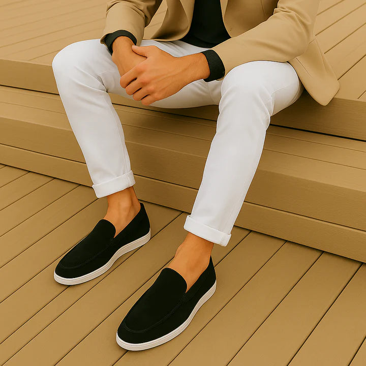 Elegante ruskindsloafers