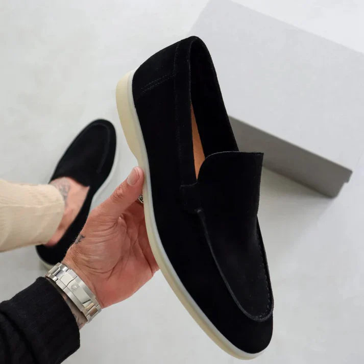Elegante ruskindsloafers