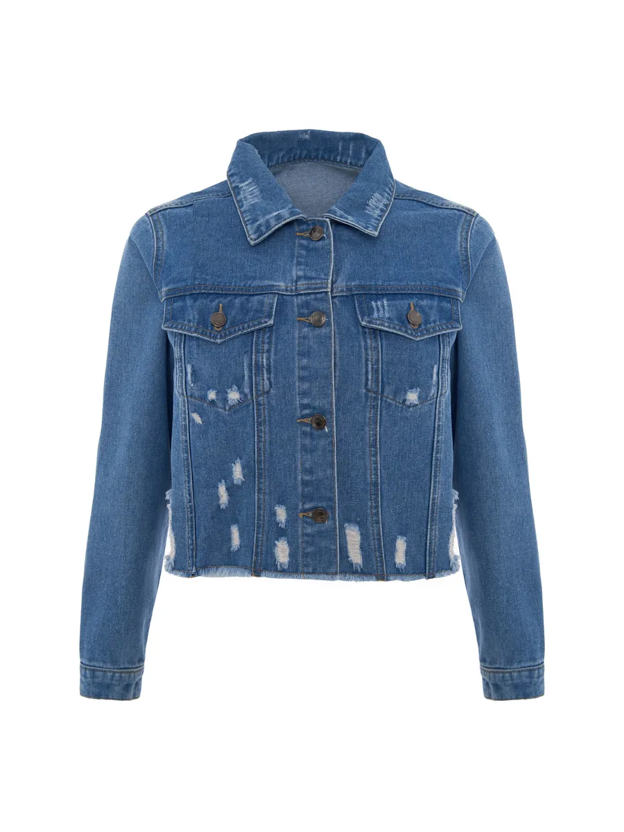 Short denim jacket