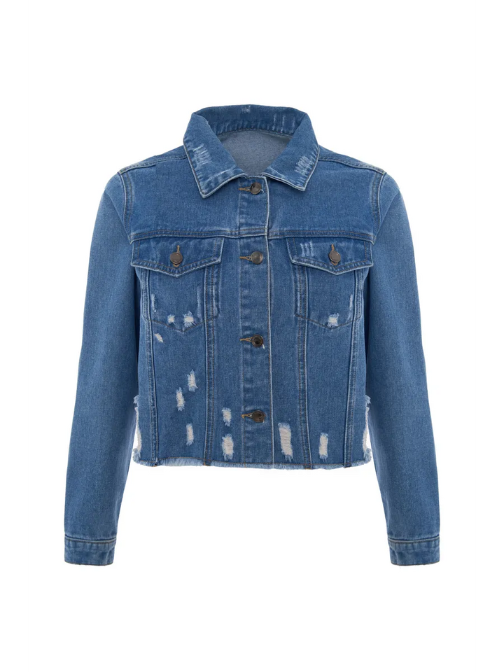 Short denim jacket