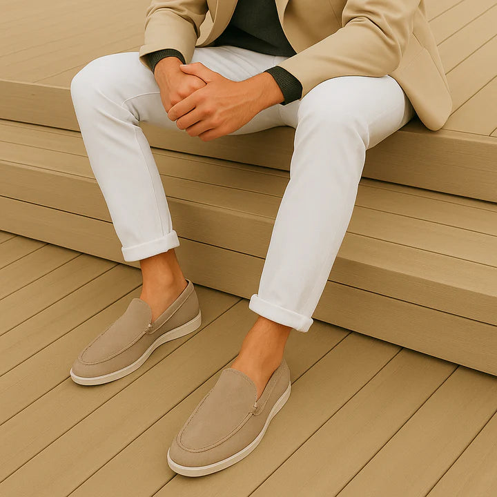 Elegante ruskindsloafers