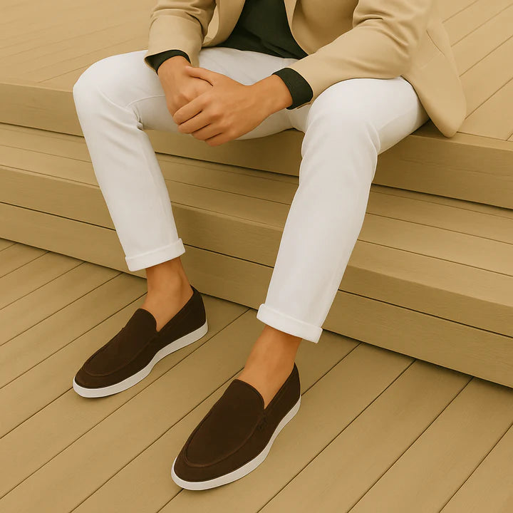 Elegante ruskindsloafers