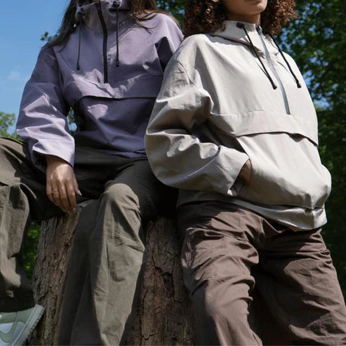 Casual softshell-jakke med hætte