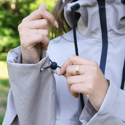 Casual softshell-jakke med hætte