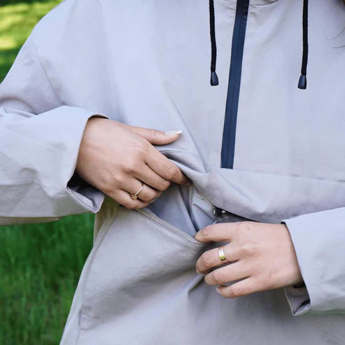 Casual softshell-jakke med hætte